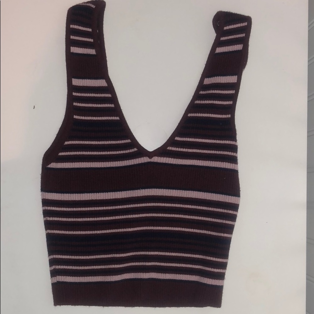 Kendal and Kylie knit crop top
